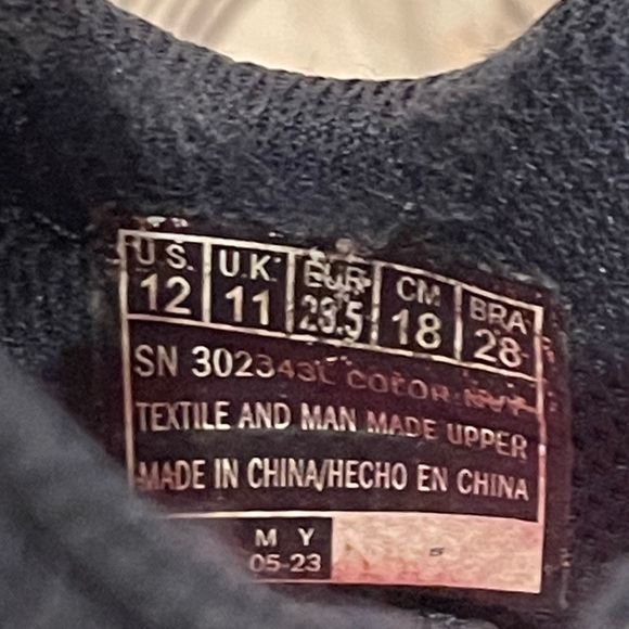 Skechers Navy Blue and Pink shoes size 12 - Picture 9 of 10